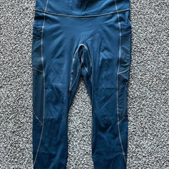 Fabletics Pants - Fabletics Capri Womens Small Teal Motion 365 Athleisure Pants